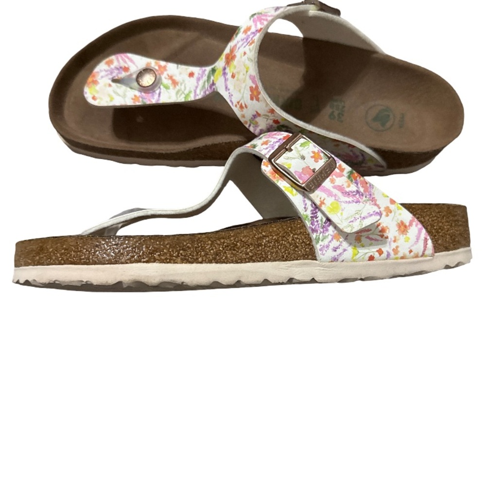 Birkenstock Gizeh Vegan Floral Sandals - Picture 4 of 7
